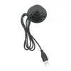 Möbeltillbehör Hårdvara Delmonterad i Tabletop Office Desk BoFa Round Black Dual USB-laddning 2 Portar Outlet Laddning Grommet-uttag med EU-kontaktadapter