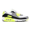 nike air max 90 airmax off white Scarpe da corsa con cuscino da jogging all'aperto per uomo Donna Scarpe da ginnastica blu segnale pietra fossile