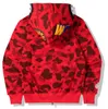 Heren Dames Sportwear Jas Jogger Trainingspak Pullover Sweatshirts Drake Zwart Hip Hop Camouflage Hoodies Mannen Haaienmond Vijf kleuren2867