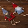 クリスマスの装飾の素敵なペンダント不織布老人男性家の家庭園の木の装飾的な飾り祭りの供給子供の贈り物