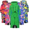 2022 children's winter outdoor ski suit, wind and snow, plus velvet thickening, suitable for 3-10 years old. 211023