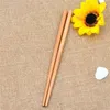再利用可能な手作りの箸で日本の天然木のブナの箸寿司食品ツール子供箸を使って学ぶ18cm Dac155