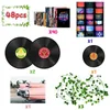 48Pcs Vintage Records Poster Retro Aesthetic Wall Collage Kits Art Printing Card Fake Vines Trippy Dorm Bedroom Decor for Teens 210914