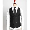 Gilet da uomo doppio petto abito da sposa da uomo gilet gilet formale casual abito coreano per uomo gilet