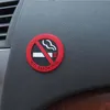 Adesivo in gomma per auto Segnale di divieto di fumo Logo di avvertimento Auto Ristorante Hotel Ufficio Ascensore Mercato Taxi Decal adesivi 5 pezzi/lotto