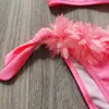 Costumi da bagno per bambini Ragazza di fiore Costume da bagno per bambini Due pezzi 2-14 anni Ragazza del bambino Bikini Bambine Costume da bagno Beachwear 2021