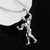 Pendentif Colliers De Mode Électrolytique Vintage Fitness Gentleman Collier Pour Femmes Hommes Alliage Musculation Muscle Mâle Cadeaux De Fête