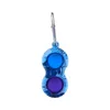Tiktok toys push Simple Key Ring UA Flag Camo marble printed Bubble poppers Fidget poo-its Toy tik tok Keychain Fingertip Stress Relief Reliver pendants H31PUXD