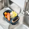 Garrafas de armazenamento frascos afundar filtro filtro dreno cesta multifuncional sela usada para lixo cozinha e lavar legumes frutos