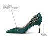 オールビーチェル大サイズ：33-43本物のレチェーレセクシーなハイヒールの結婚式のWoemn Shoesの女性のハイヒールの靴女性のかかと210611