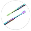 Kopanie oleju dymowe Cleaning Candle Carving Tool Picking Rod Doping Pipe Spoon Stainless Swimes Wklej WH0299