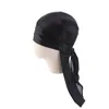 Cadeau de bébé Couleur unie Designer Enfants Durags Satin Head Wrap06234742