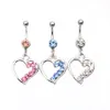 YYJFF D0359 SERCE BELLY Belly Button Ring Ring Color