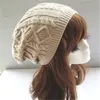 Bonnet/Crâne Casquettes DAMES FEMMES DOUX CHAUD HIVER TRICOT SLOUCH OVERSIZE LONG MODE BEANIE HAT Pros22