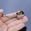 Keychain Fox Lovely Fox Picture Glass Ball Brelok Double Side Cabochon Szkło Metal Brelok Christmas Gift Dla Mężczyzn Dla Kobiet G1019