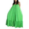 Casual Dresses S-5XL Plus Größe für Frauen Kleidung Sexy Kleid Solide Farbe Lose Damen Kleidung Große lange Maxi Vestidos