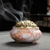 7 Kolory Marmur Ceramika Censer Rękodzieło Lampy zapachowe Fashion Universal Room Room Burner RRD12795