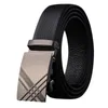 Gürtel Herren Luxusgürtel Ratsche Soild Color Leder Slide mit einfacher einstellbarer automatischer Schnalle