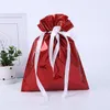 Borse con coulisse per confezioni regalo natalizie 24 * 32 cm