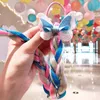 Colorful Hairpiece Braid Headband Ponytail Holder Cartoon Rainbow Snowflake Butterfly Bow Knot Rubber Bands Clip Rings Kids Children Fashion Hair Accessories