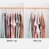 Racks Hangers Racks 50st Clothes Hanger Connector Hooks Closet Organizer Clips Garderob SpacePaving Coat Hook Bedroom Storage