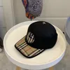 Mode tillbehör 3Colors Striped Mens Designer Sun Letter Sömnad Baseball Kepsar Hattar Patchwork Ball Cap Snapbacks Kvinnor Mode Outdoor Casual Sport Hiphop Hat