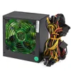 700W 12CM Ventilador LED silencioso Fuente de alimentación para PC Computadora ATX PSU SATA PCI 24-PIN - Enchufe de la UE