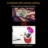 Car with LED Light Push Type Multifunctional Auto Vehicle Cigarette Ashtray Holder Interior Decor