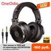 Oneodio Pro 50 Wired Studio Headphones Stereo Professional DJ hörlurar med mikrofon över Ear Monitor Earpon Bass Headsets8666280