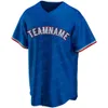 Maillots de baseball Texas personnalisés pour hommes, créez votre propre maillot, chemises de sport, nom et numéro d'équipe personnalisés cousus