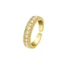 Cluster Rings 2021 Korean Fashion Pearl Ring Opening Temperament Simple Index Finger Female Banquet Jewelry