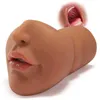 Nxy Sex Masturbators Men Real Blowjob Clip Sucking Male Masturbation Cup Mouth Tongue Teeth Deep Throat Irritation Soft Material Toys for 1130