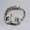 Högkvalitativ Alyx -armband Män Kvinnor Mixed Link Chain Metal 1017 Alyx 9SM -armband Fina stål Colorfast -gåvor Q06222595