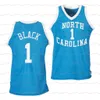 Custom NCAA North Carolina 23 Michael Blue Heritage Road Jersey Энтони Харрис Армандо Бэкот Дырявый черный Винс Картер Р.Дж. Баскетбольная майка Дэвиса Чарли Скотта