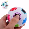 Pop It Fidget Squishy Toy Ball Оптовая новая странная форма Magic Cube Toy Desk Toy Antist Stress Rainbow Ball Foblate