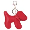 Cute Dog PU Leather Keychain Fashion Women Handbag Pendant charm Bag Accessories 6 COLORS