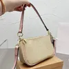 Nieuwe Shoulder Cross Body LetterHalf Maan Tassen Dame Mode Rits Handtassen Vrouwen Hoge Kwaliteit Zachte Beroemde Designer Portefeuilles Jonge Kussen Munt Portemonnee Toten Casual Great