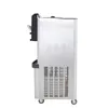 Vertical Soft Ice Cream Machine For Milk Tea Shop Commercial Street LCD Panel Stainless Steel Silver Vending