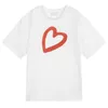 Kinder T-shirts Top T-shirt Jongen Meisje T-shirts Kleding Tiener Baby Korte mouwen Hart Letter Tees Comfortabel Casual Schattig Meisjestopjes Mode Jongens T-shirts