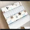 Swaddling Nursery Bedding Baby Kids Maternity Drop Delivery 2021 High Quality 4Pcspack 100Percent Cotton Supersoft Flannel Receiving Blanket