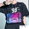 Chest Rig Bag Street Borse tattiche per uomo Riflettente Funzionale Maschile Hip-Hop Streetwear Vita