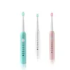 5 Modo Ultrassonic Sonic Tooth Toothbrush 5V USB recarregável com cabeças de pincel - azul