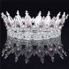 Crystal Vintage Royal Queen King Tiaras and Crowns Men/Women Pageant Prom Diadem Hair Ornaments Wedding Jewelry Accessories 211109