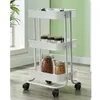 3-Tier Mobile Storage Organizer Trolley Cart Shelf For Kitchen -