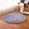 Ruledgee FuluffyラウンドAlfombra for Living Room Faux Fur Carpetキッズ寝室ぬいぐるみシャギーコンピュータチェア調度エリアラグマット