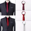 Muszki krawat do mężczyzn Klasyczny Business Zipper Lazy Dot 6.5 cm Krawat Krawat Dot 6,5 cm Dresy Cave Cravat Sukienka ślubna