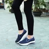 2021 Men Women Sports Running Shoes High Quality Breathable Mesh Triple Black Navy Blue Pink Outdoor Increase Runners Sneakers Size 35-42 WY34-1608
