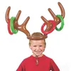 Chapeau de bois de renne gonflable de faveur de fête pour les enfants jouet de noël couvre-chef accessoires Articles de fête cadeau d'enfant