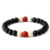 Brins colorés simples pour hommes, nouveaux Bracelets de perles en bois naturel à la mode, bijoux Hip Hop, vente en gros