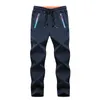 Men039s Pants L8XL Men Leisure Cotton Sweat Spring Autumn Male Big Size Casual Elastic Fitness Cargo Workout Jogger Baggy Trou1253403